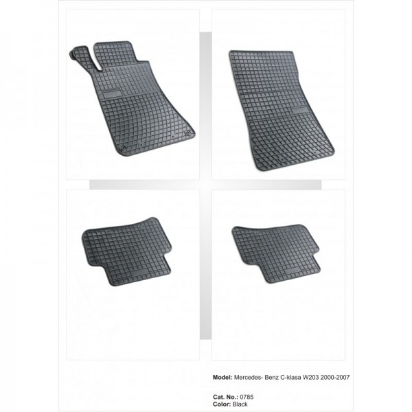 guminiai-kilimeliai-negro-mercedes-c-klasa-w203-2000-2007