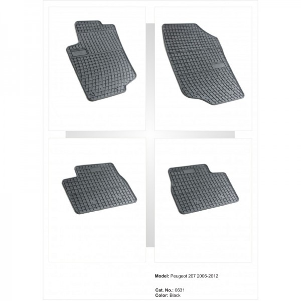 guminiai-kilimeliai-negro-peugeot-207-2006-